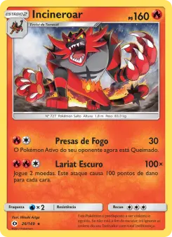 Incineroar – Carta Pokémon TCG