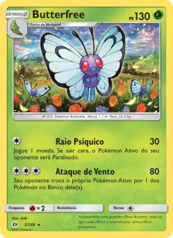 Butterfree – Carta Pokémon TCG