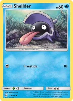 Shellder – Carta Pokémon TCG