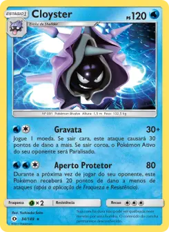 Cloyster – Carta Pokémon TCG