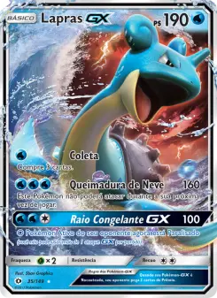 Lapras GX – Carta Pokémon TCG
