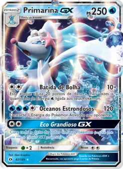 Primarina GX – Carta Pokémon TCG