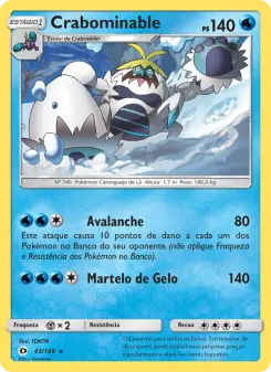 Crabominable – Carta Pokémon TCG