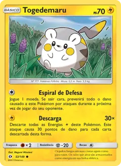 Togedemaru – Carta Pokémon TCG