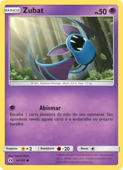 Zubat – Carta Pokémon TCG