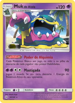 Muk de Alola – Carta Pokémon TCG