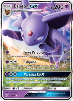 Espeon GX – Carta Pokémon TCG