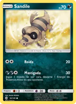 Sandile – Carta Pokémon TCG