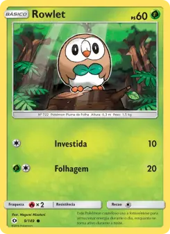 Rowlet – Carta Pokémon TCG