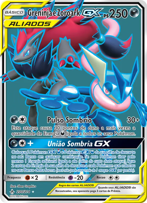 Greninja e Zoroark GX