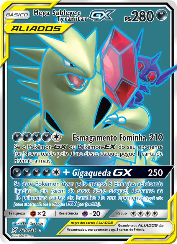 Mega Sableye e Tyranitar GX