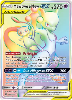 Mewtwo e Mew GX