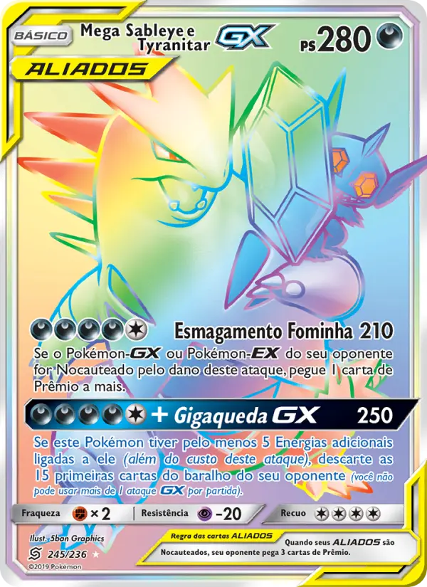 Mega Sableye e Tyranitar GX