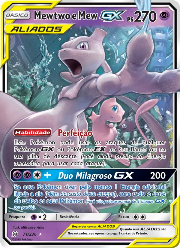 Mewtwo e Mew GX
