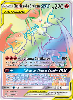 Charizard e Braixen GX