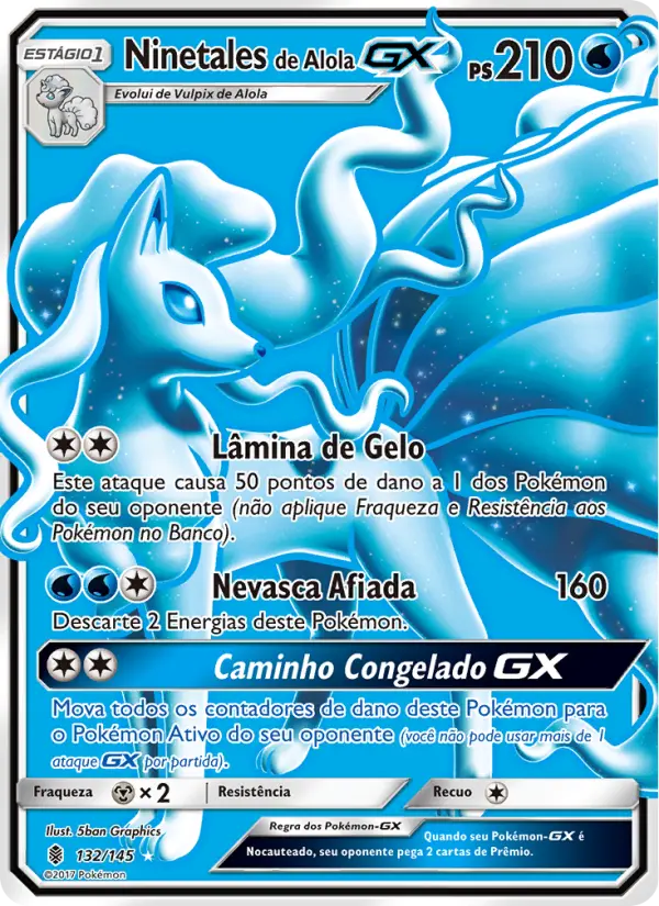 Ninetales de Alola GX