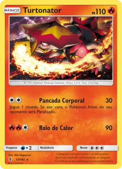 Turtonator – Carta Pokémon TCG