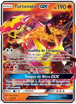 Turtonator GX – Carta Pokémon TCG