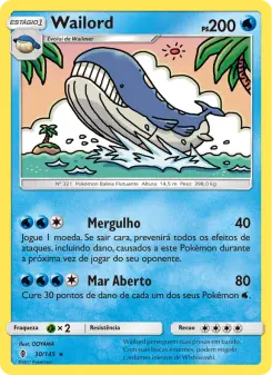 Wailord – Carta Pokémon TCG