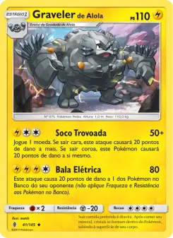 Graveler de Alola – Carta Pokémon TCG