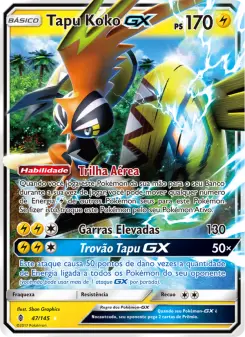 Tapu Koko GX – Carta Pokémon TCG