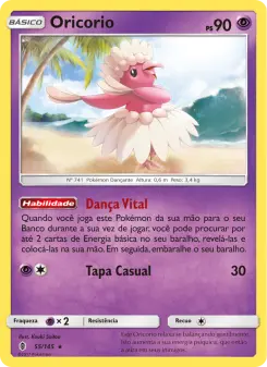 Oricorio – Carta Pokémon TCG