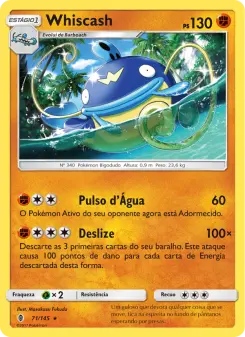 Whiscash – Carta Pokémon TCG
