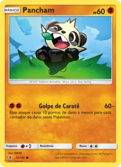Pancham – Carta Pokémon TCG