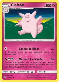 Clefable – Carta Pokémon TCG