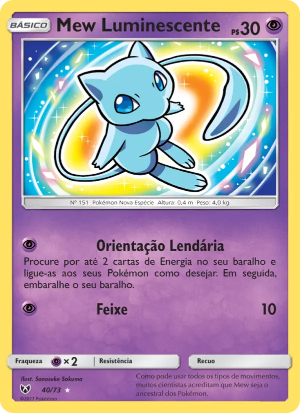Mew Luminescente
