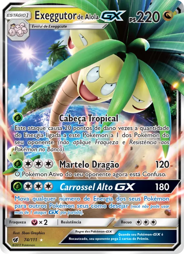 Exeggutor de Alola GX
