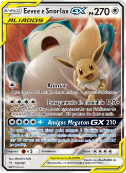 Eevee e Snorlax GX