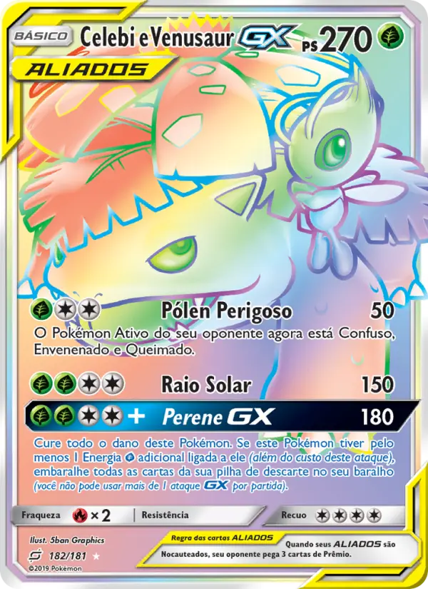 Celebi e Venusaur GX