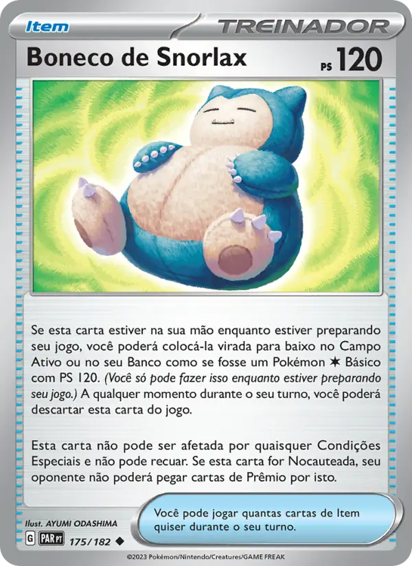 Boneco de Snorlax