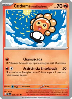 Castform Forma Ensolarada
