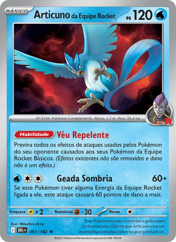 Articuno da Equipe Rocket