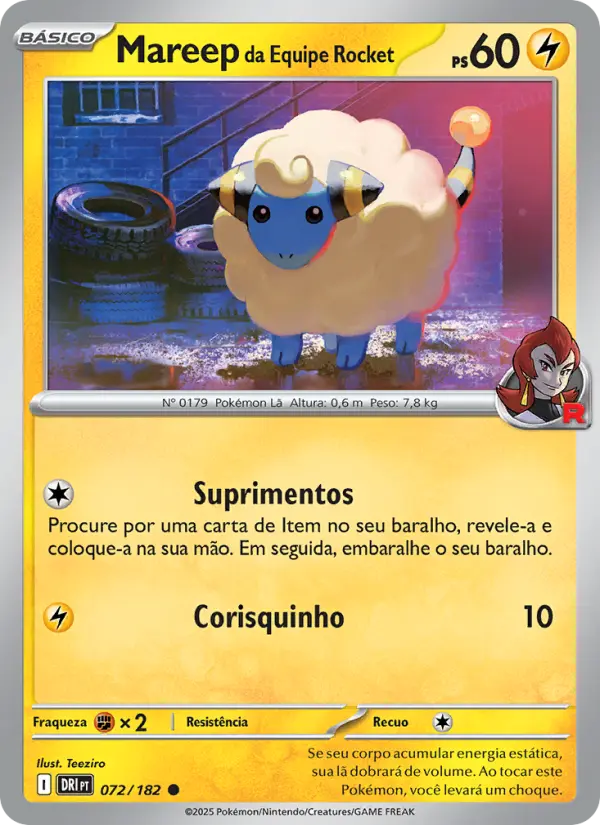 Mareep da Equipe Rocket