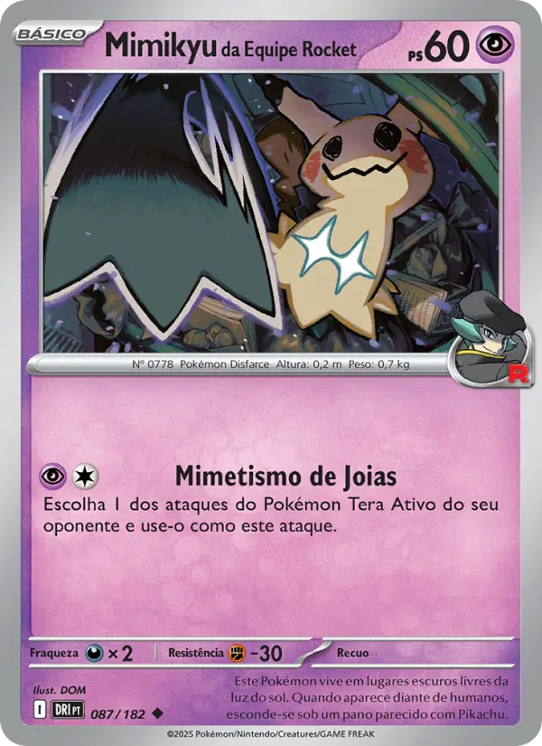 Mimikyu da Equipe Rocket
