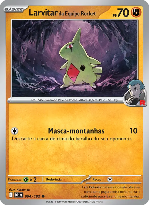 Larvitar da Equipe Rocket