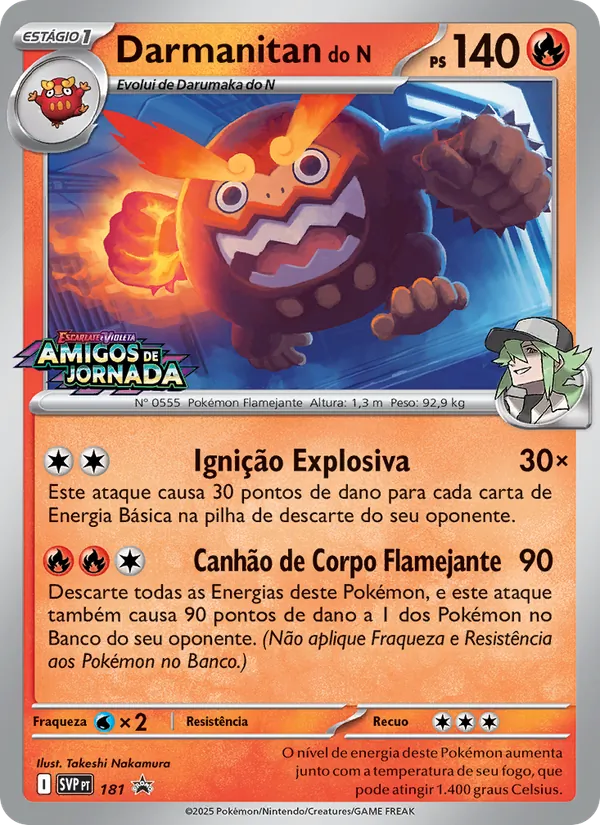 Darmanitan do N 181/225 SVP Black Star Promos