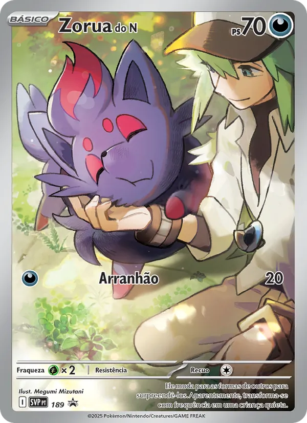 Zorua do N 189/225 SVP Black Star Promos