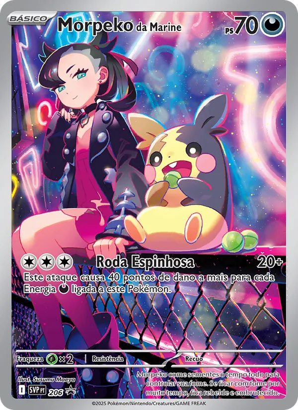 Morpeko da Marine 206/225 SVP Black Star Promos