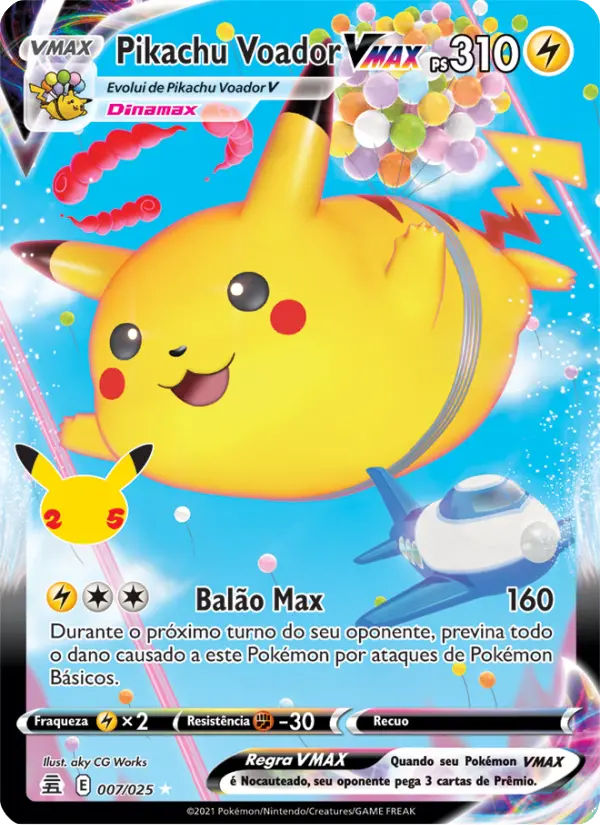 Pikachu Voador VMAX