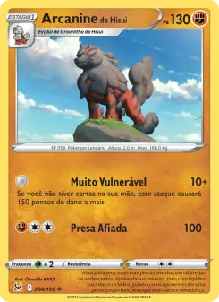 Arcanine de Hisui