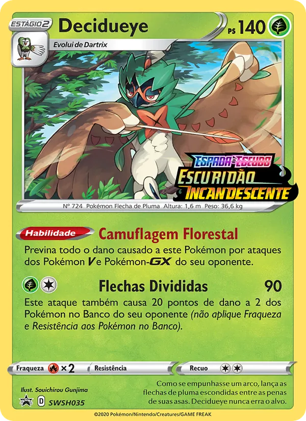 Decidueye, ESES Promos SWSH035