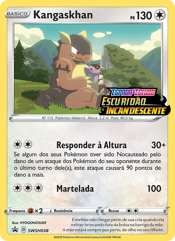 Kangaskhan SWSH038/307 ESES Promos