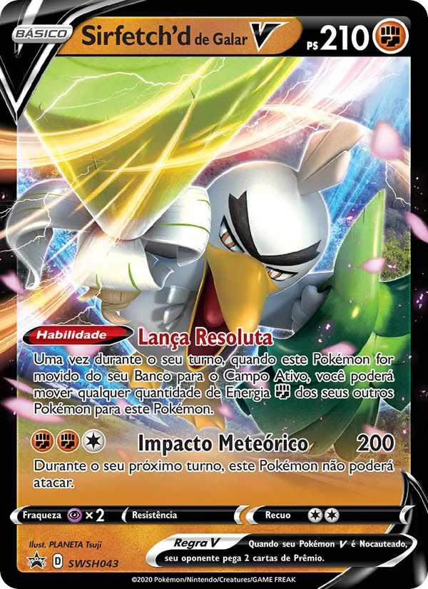 Sirfetch'd de Galar V SWSH043/307 ESES Promos
