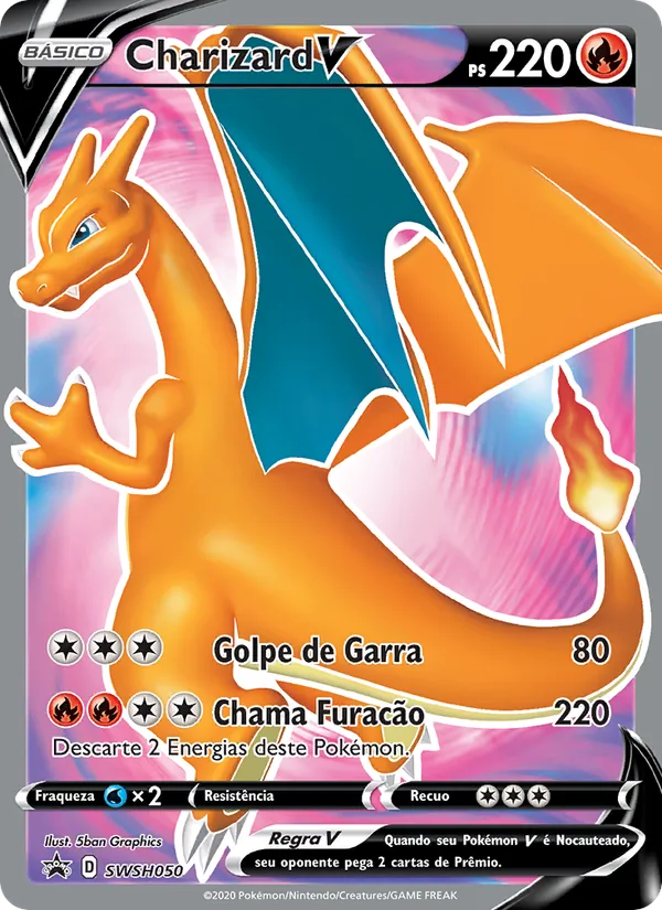 Charizard V SWSH050/307 ESES Promos