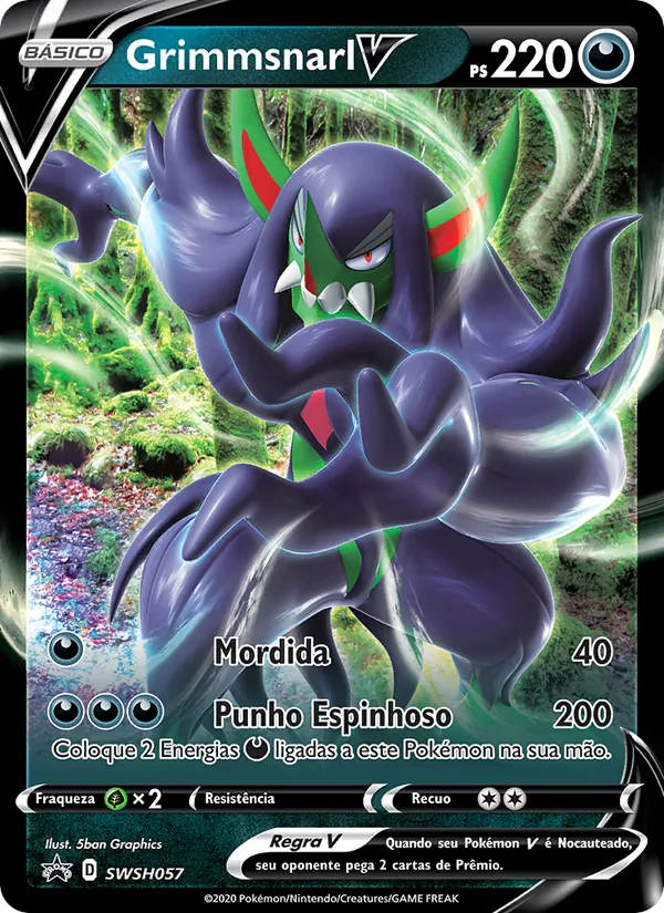 Grimmsnarl V SWSH057/307 ESES Promos