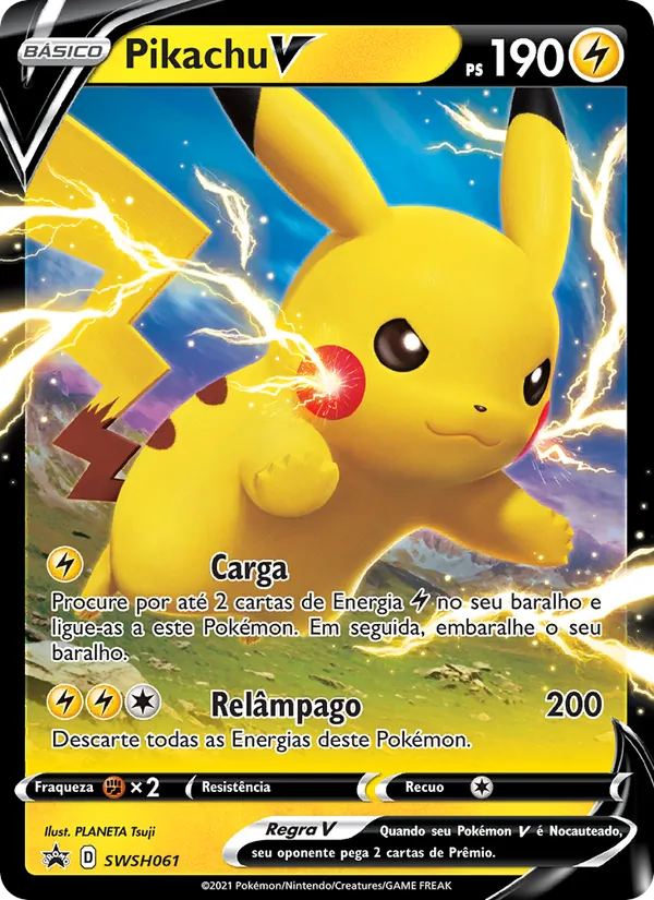 Pikachu V SWSH061/307 ESES Promos